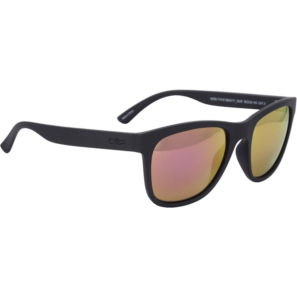 CMP Bark Sonnenbrille (Größe One Size, schwarz)
