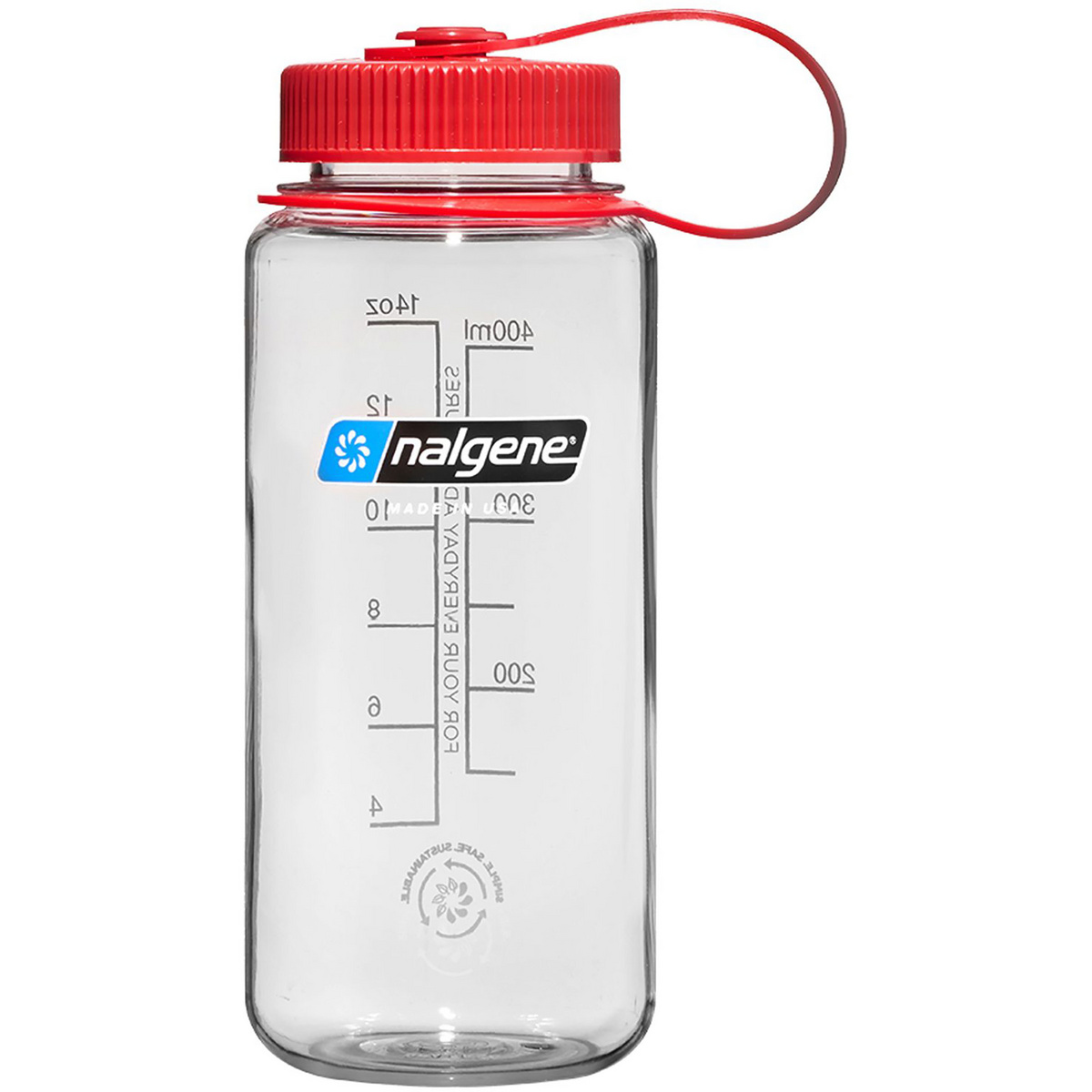 Nalgene WH Sustain Trinkflasche (Größe 0.5L, weiss)