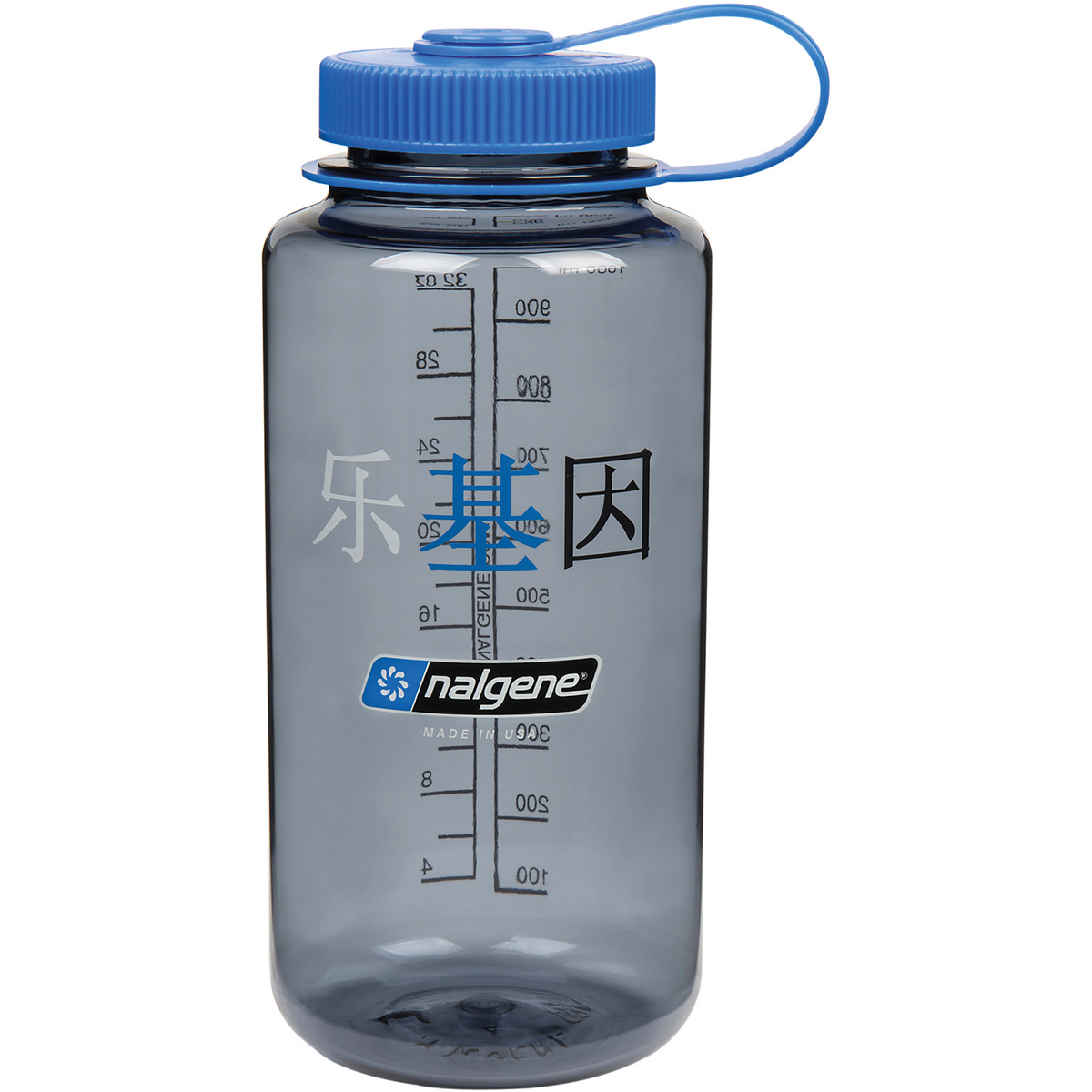 Nalgene WH Sustain Trinkflasche (Größe 1L, grau)