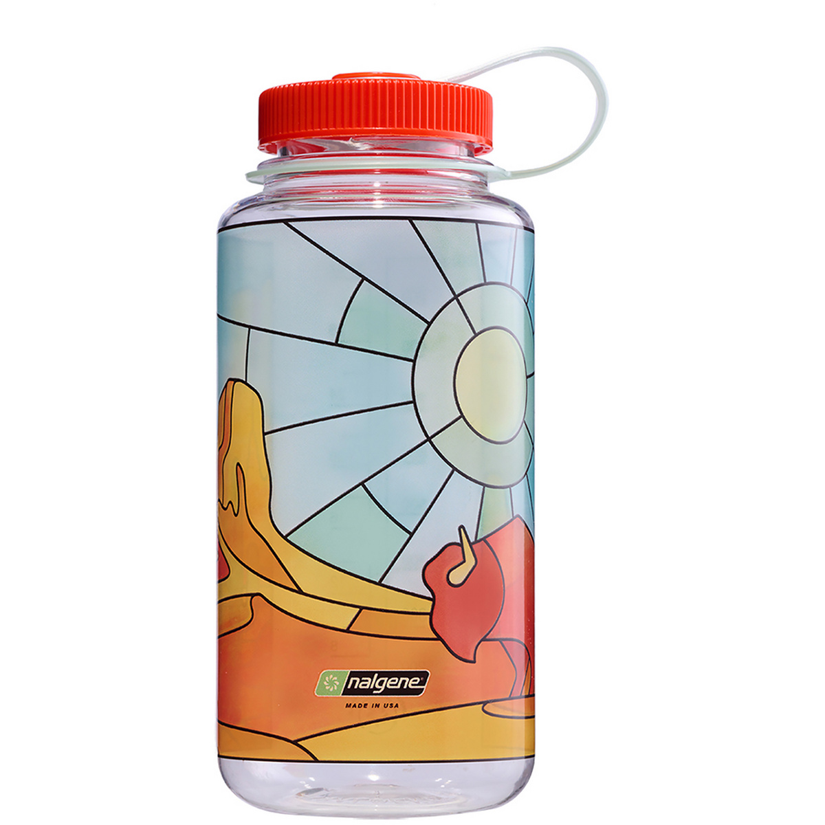 Nalgene WH Sustain Trinkflasche (Größe 1L, weiss)