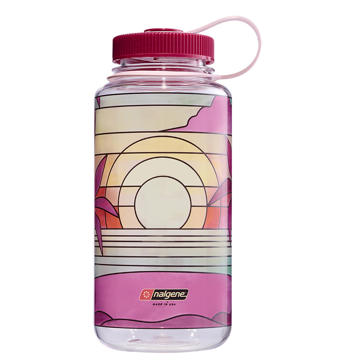 Nalgene WH Sustain Trinkflasche (Größe 1L, rosa)