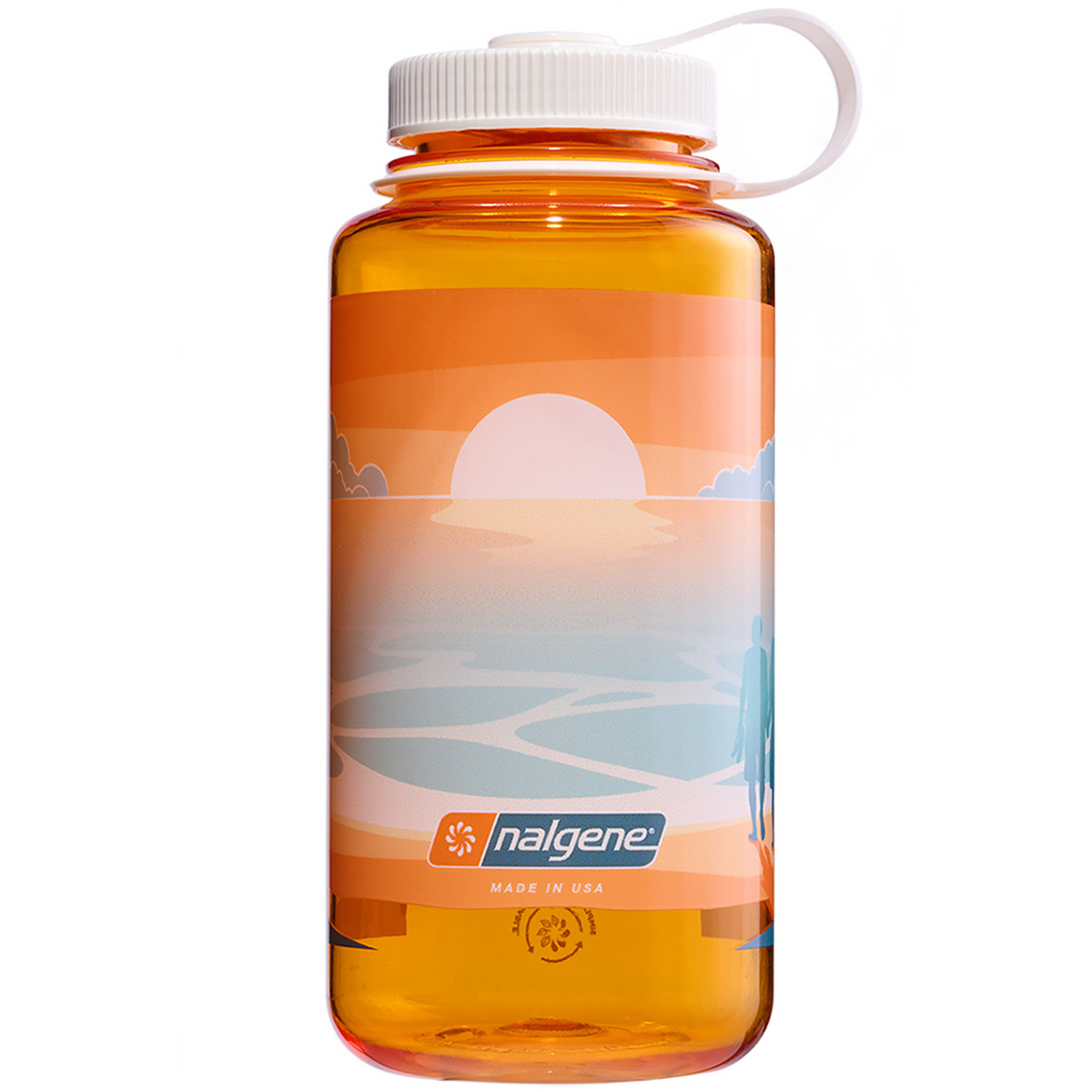 Nalgene WH Sustain Trinkflasche (Größe 1L, orange)