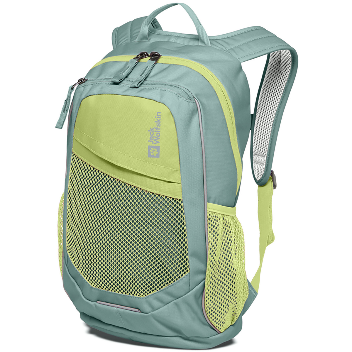 Jack Wolfskin Kinder Track Jack Rucksack (Größe 10L, gruen)