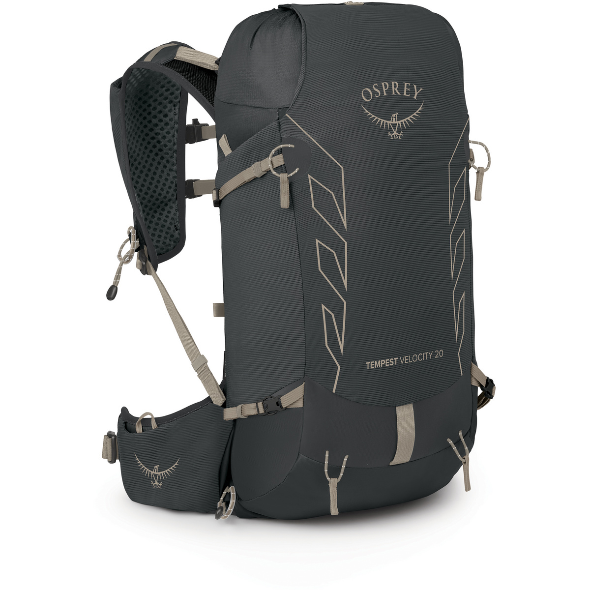 Osprey Damen Tempest Velocity 20 Rucksack (Größe 20L | M-L, grau)