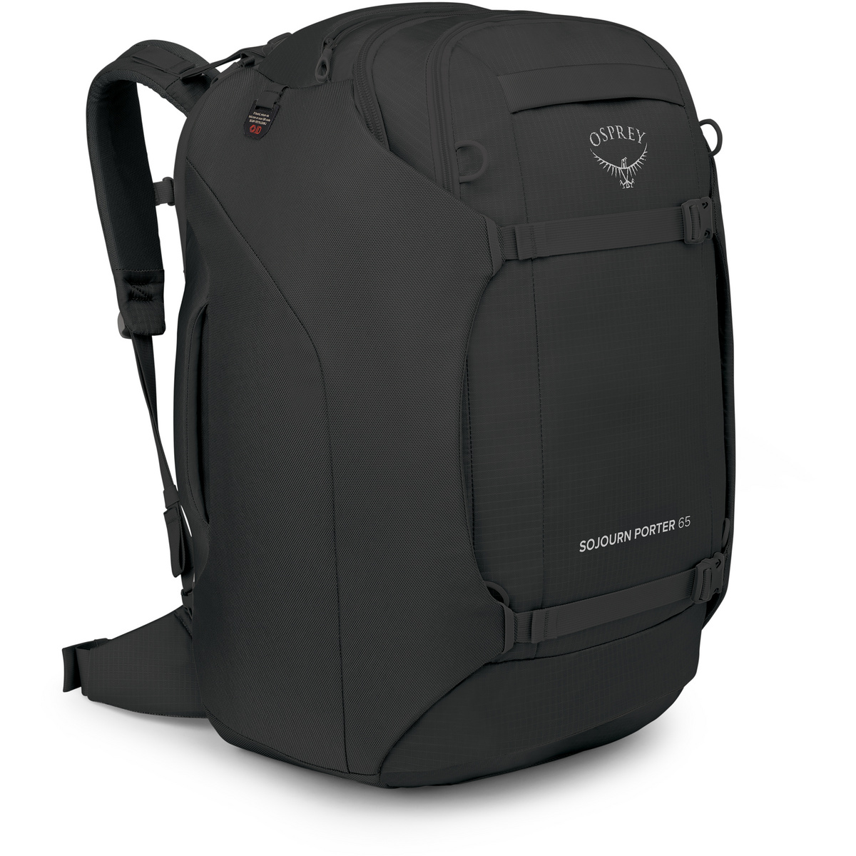 Osprey Sac à dos Porter 65 (taille 65L, Noir)