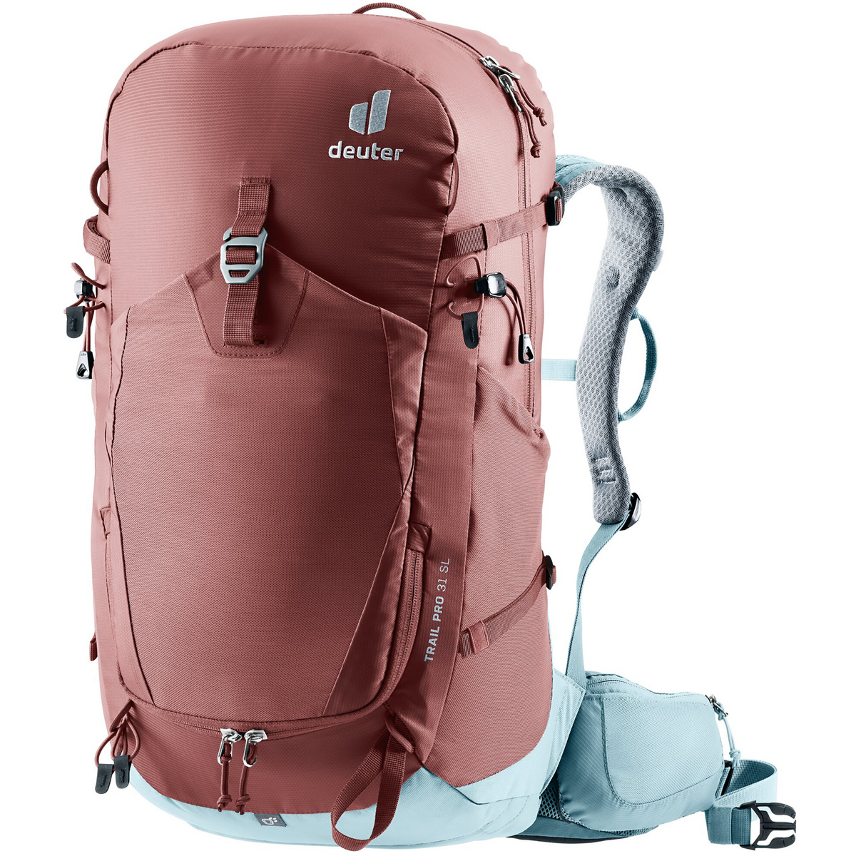 Deuter Donna Zaino Trail Pro 31 SL (Taglia 31L, Rosso)