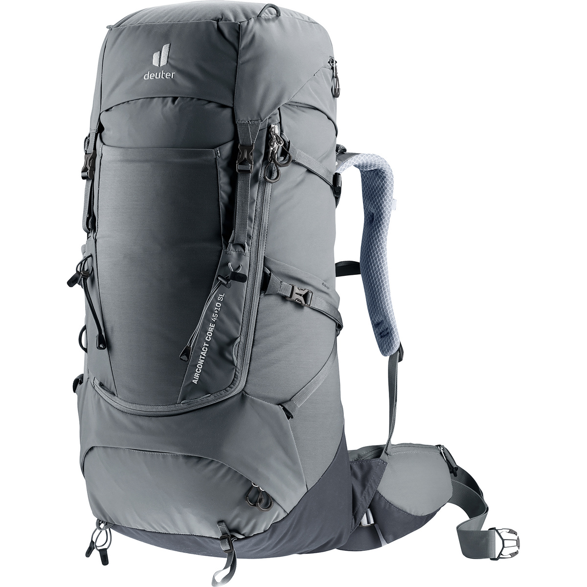Deuter Femme Sac à dos Aircontact Core 45+10 SL (taille 45+10L, Gris)