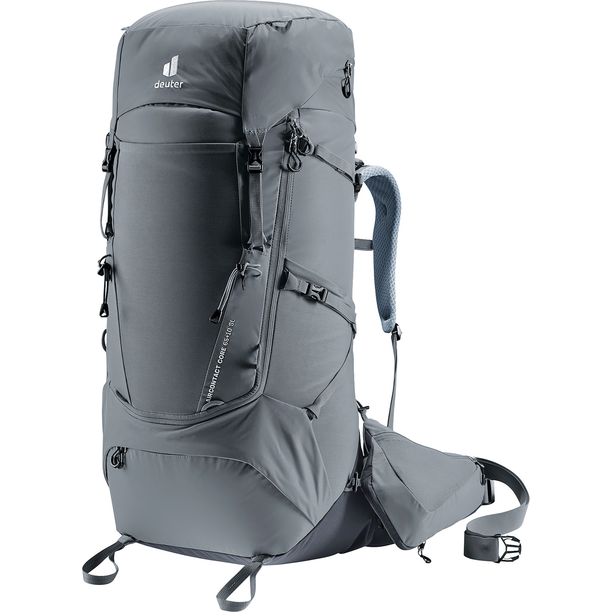 Deuter Damen Aircontact Core 65+10 SL Rucksack (Größe 65+10L, grau)