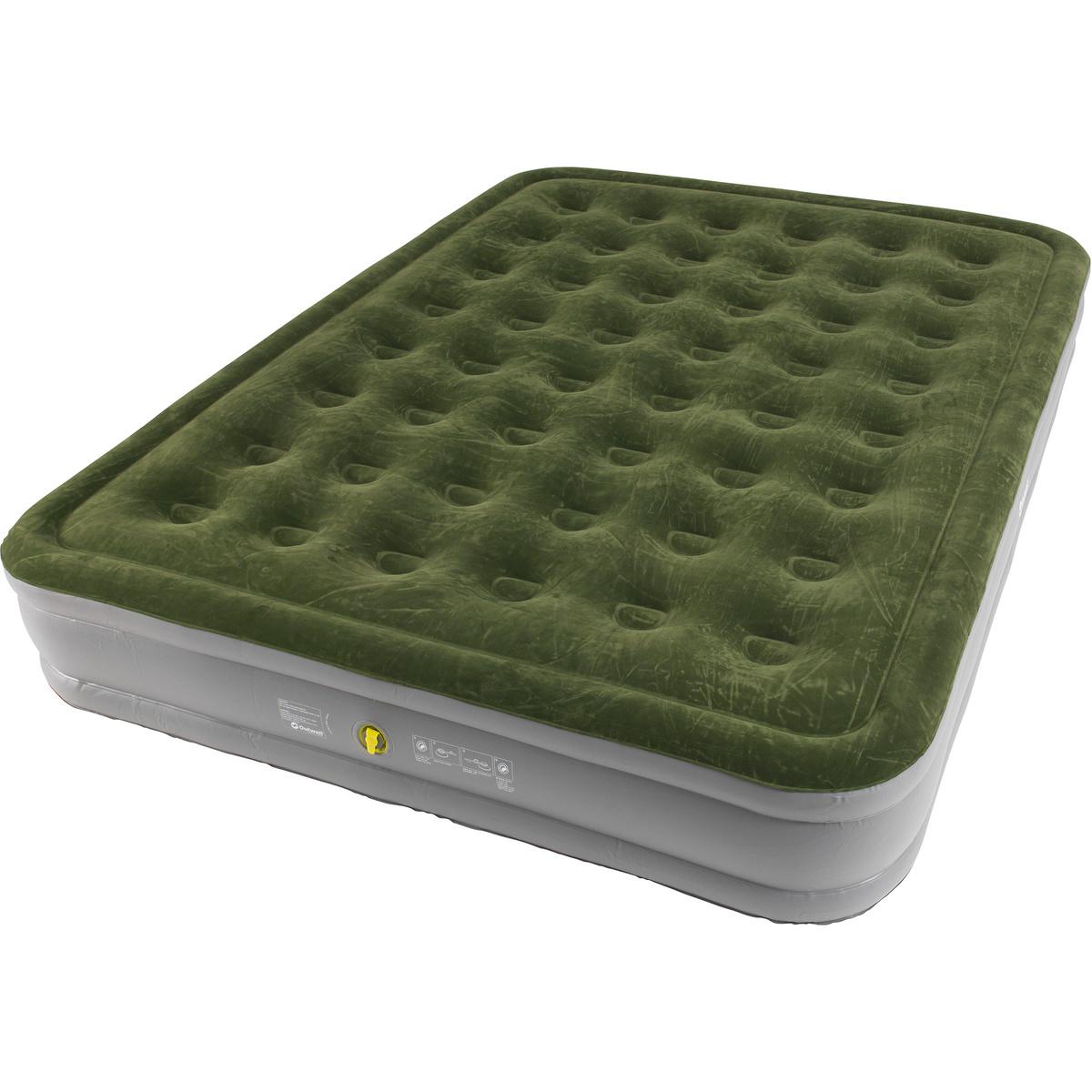 Outwell Materassino Excellent King (Taglia 195x150cm, Verde)