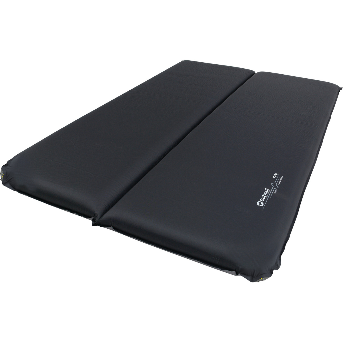 Outwell Matelas de sol Sleepin Double 10.0 cm (taille 183x128cm, Noir)