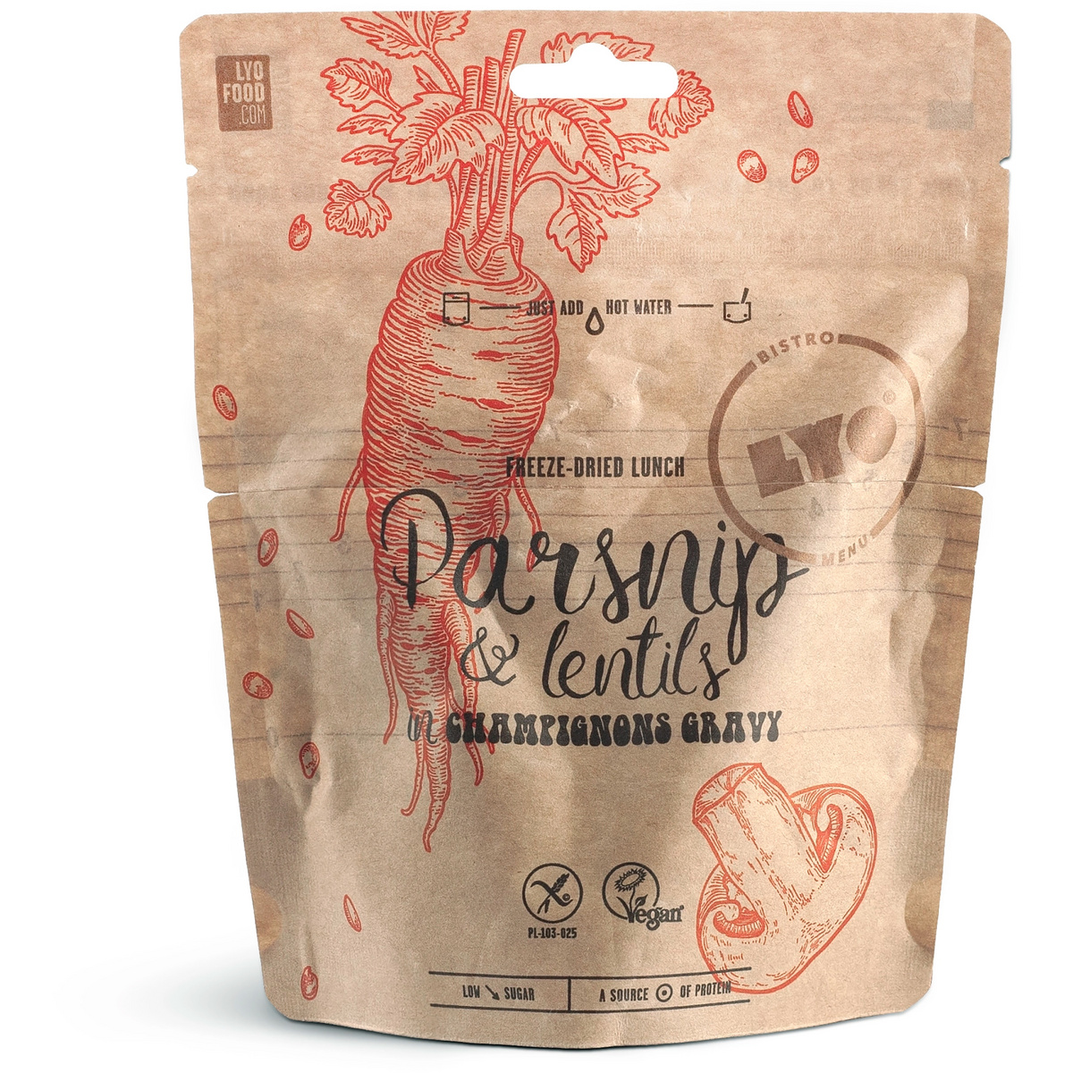Image of Lyofood Lenticchie e pastinaca con salsa di champignons Bistro