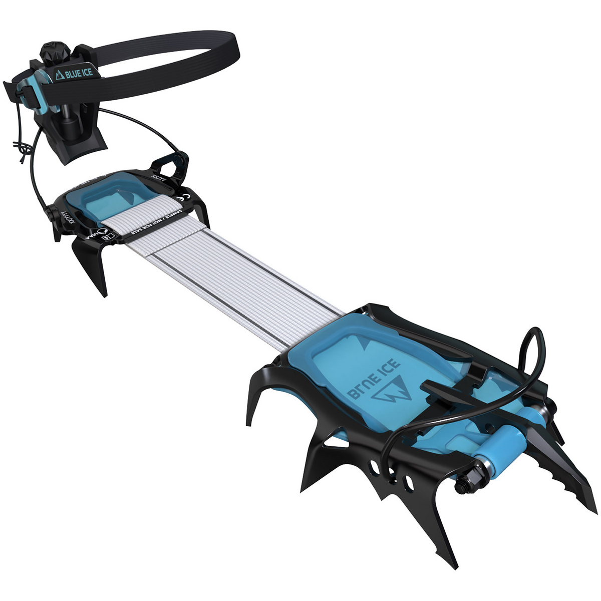 Blue Ice Crampons Harfang Tech (taille One Size, Noir)