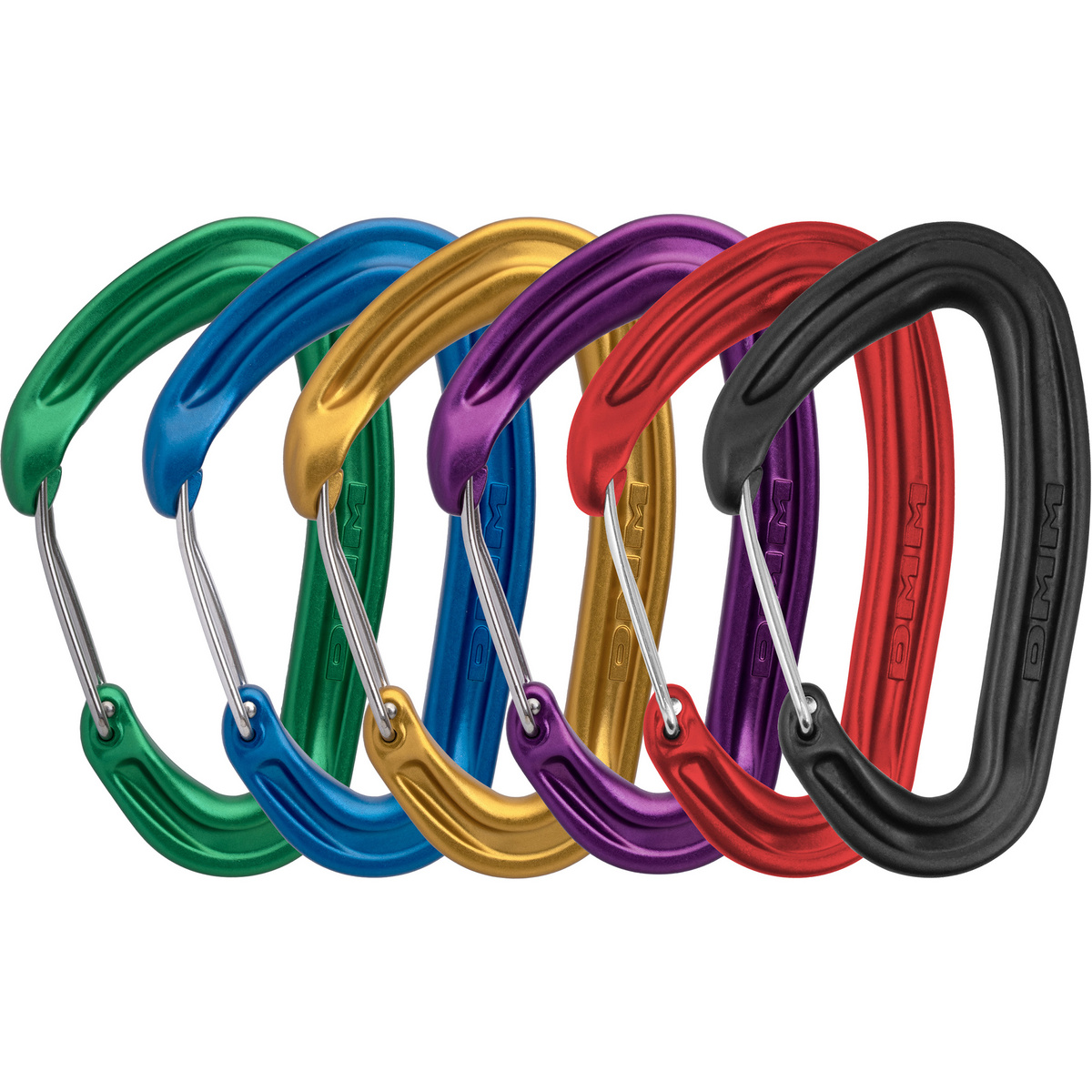 Image of DMM Set di moschettoni pacco da 6 Alpha Wire Colour