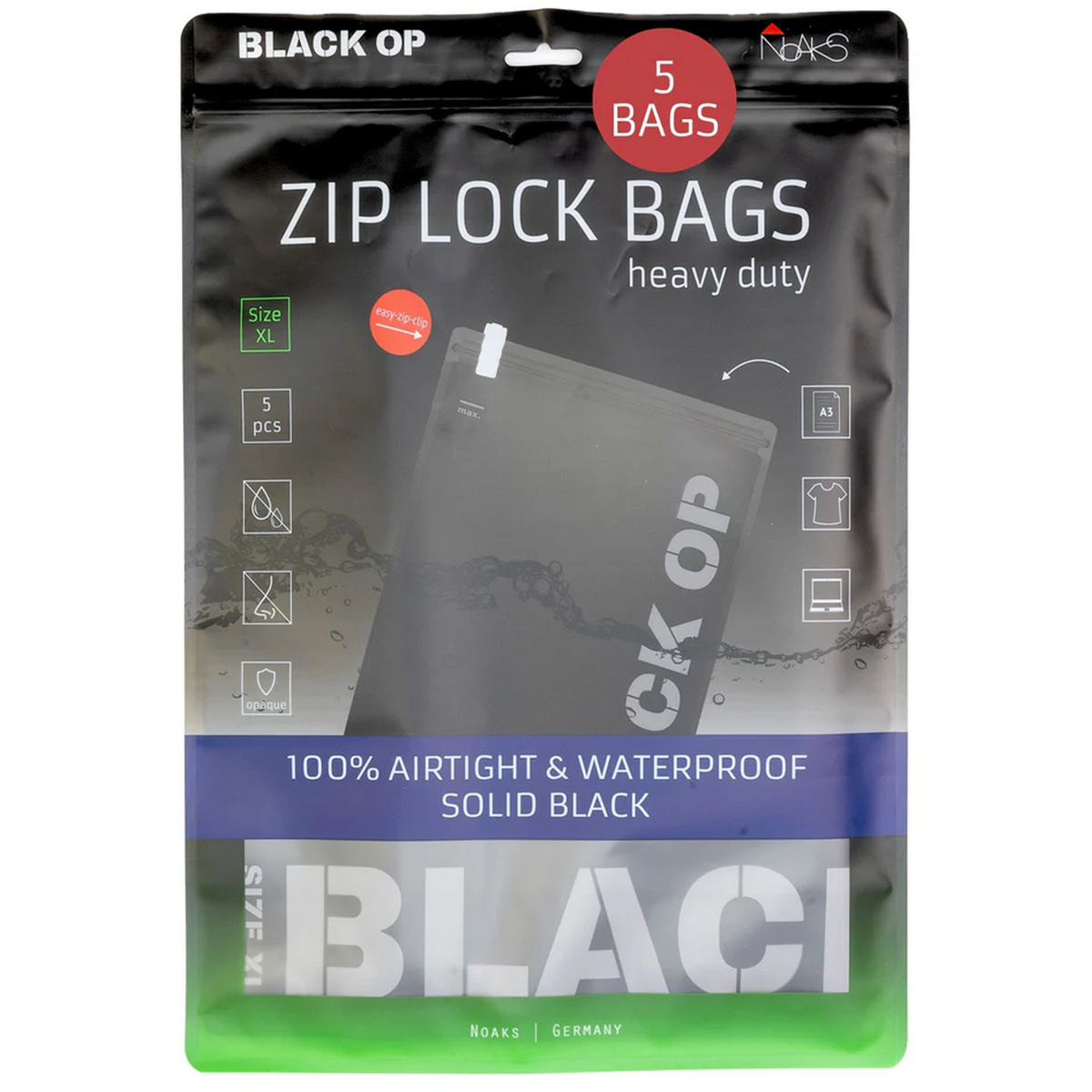 Image of Noaks Coperta di protezione Black Opak