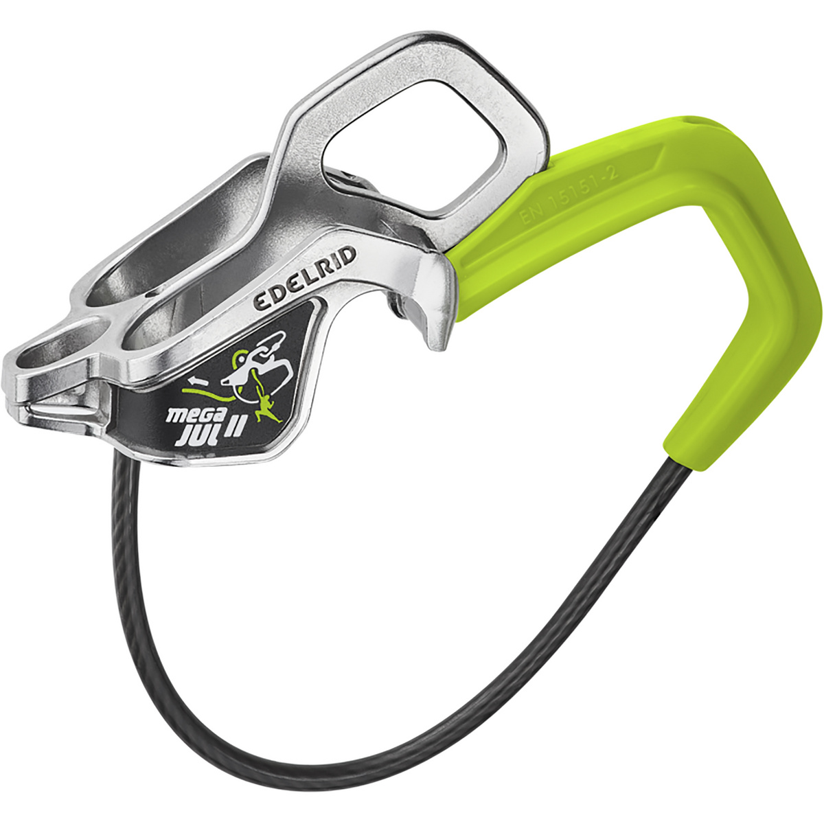 Edelrid Mega Jul Sicherungsgerät (Größe One Size, silber)