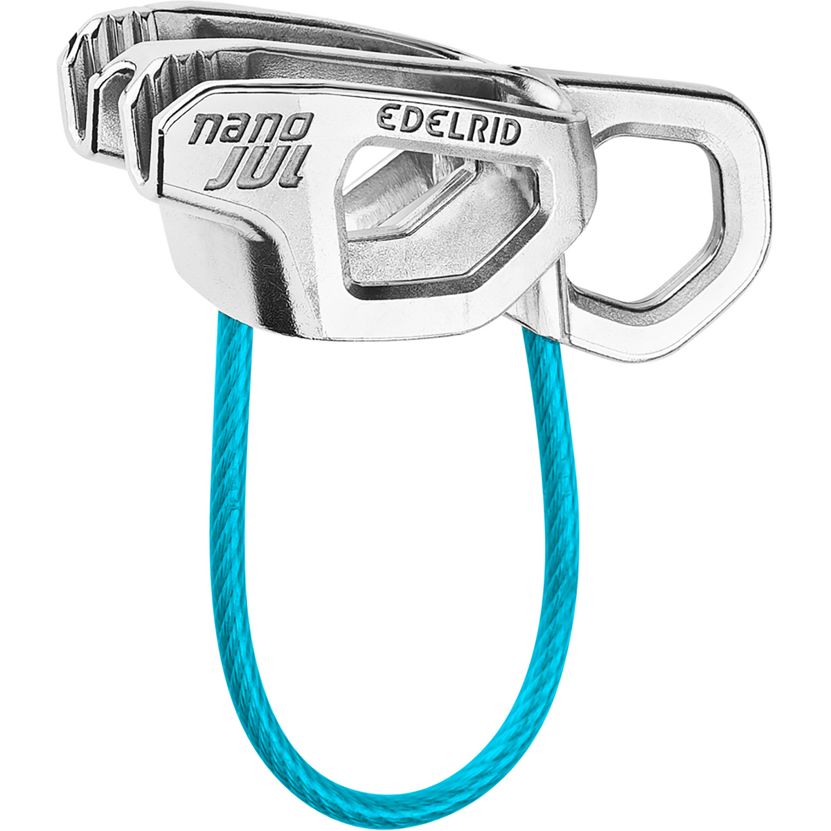 Edelrid Assureur d'escalade Nano Jul (taille One Size, Argent)