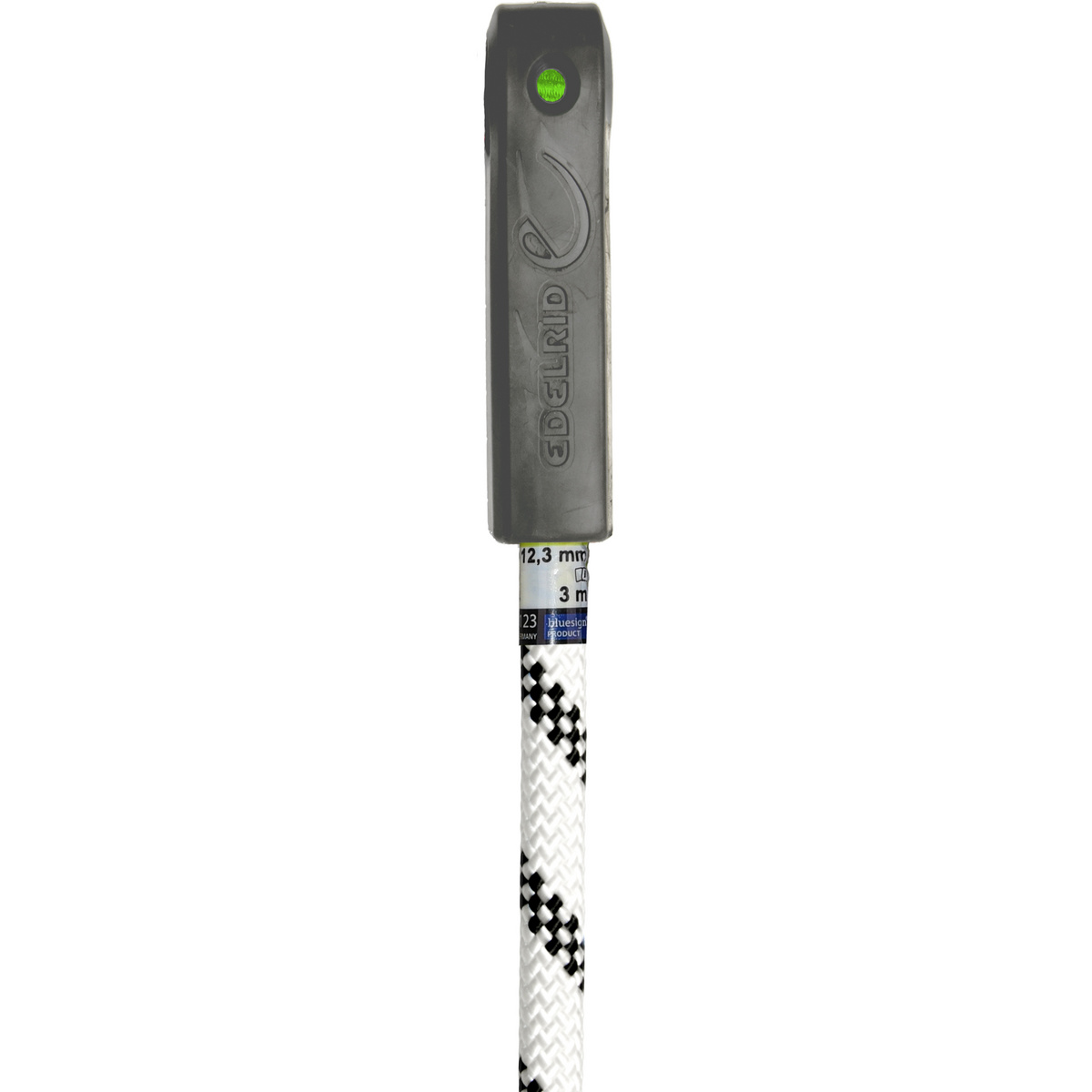 Edelrid Corde statique Performance Static 11.0mm 1-ST-W (taille 15M, Blanc)