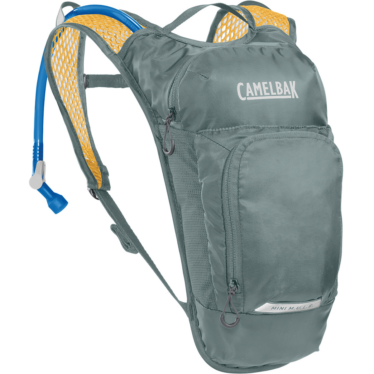 Camelbak Kinder Mini M.U.L.E. Rucksack (Größe 1.5L+1.5L Reservoir, gruen)