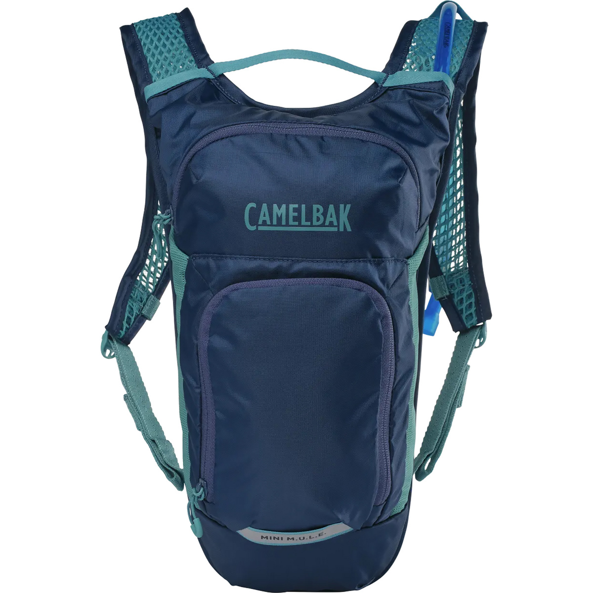 Camelbak Kinder Mini M.U.L.E. Rucksack (Größe 1.5L+1.5L Reservoir, blau)