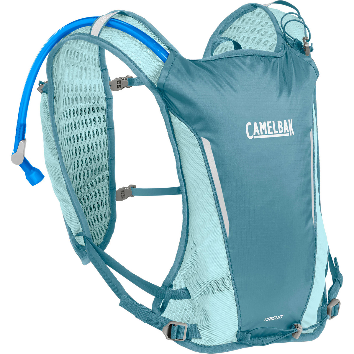 Camelbak Damen Circuit Run Vest Trailrunningweste (Größe 5.5L+1.5L Reservoir, tuerkis)