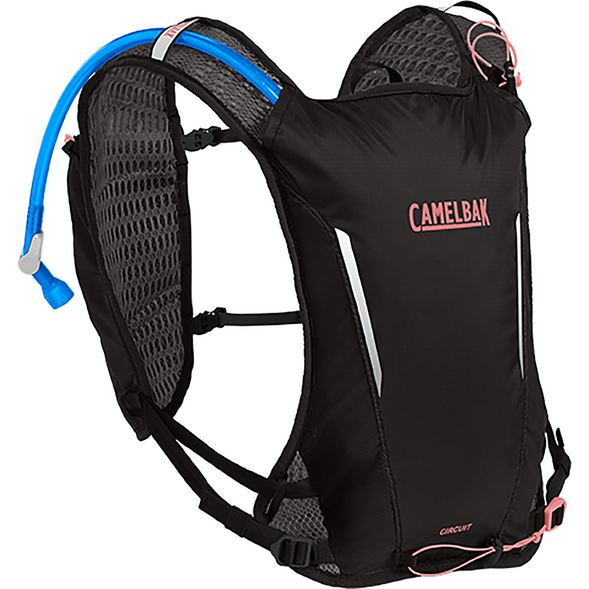 Camelbak Donna Gilet da trail running Circuit Run Vest (Taglia 5.5L+1.5L Reservoir, Nero)