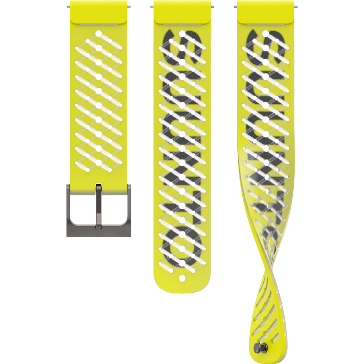 Suunto Bracelet 22 Athletic 2 Silikon (taille S-M, Jaune)