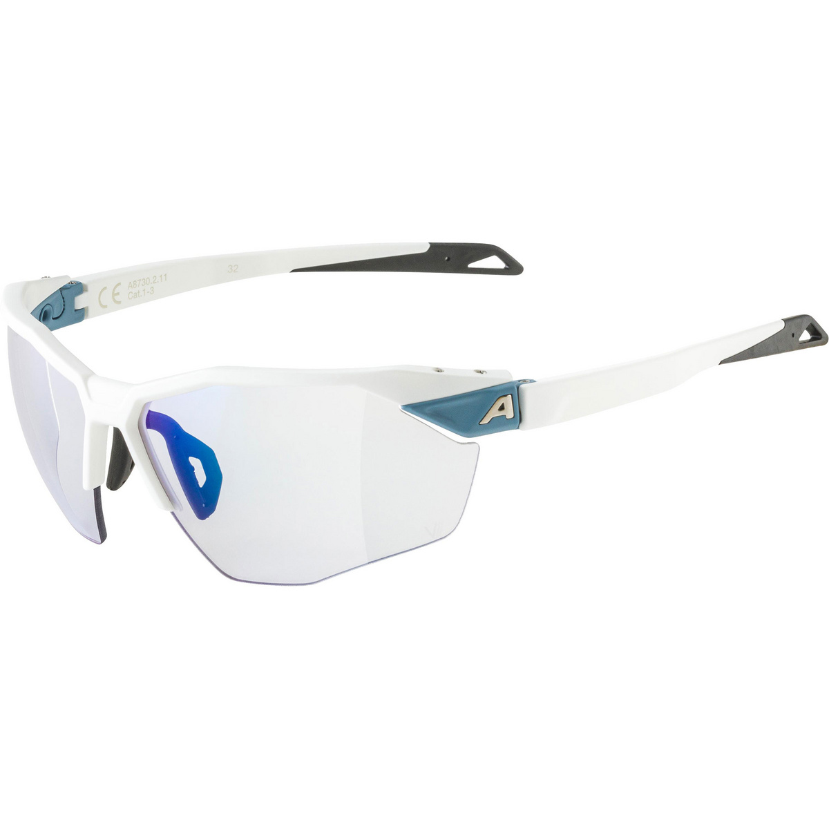 Alpina Twist Six HR Vm 1 Sportbrille (Größe One Size, weiss)