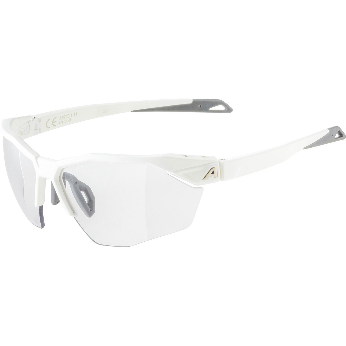 Alpina Twist Six S HR V 1-3 Sportbrille (Größe One Size, weiss)