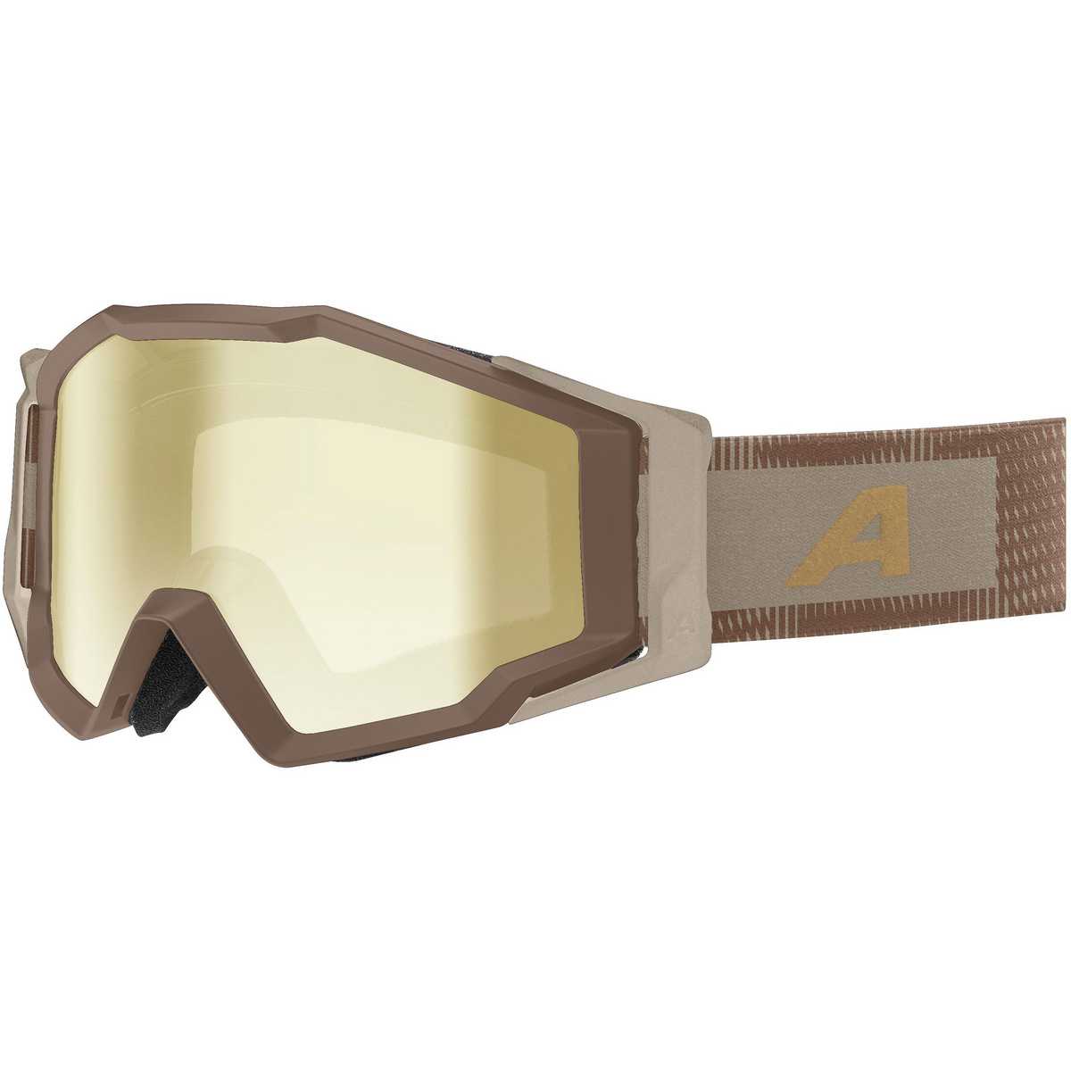 Alpina Circus Q-Lite 2 Bike Goggle (Größe One Size, beige)