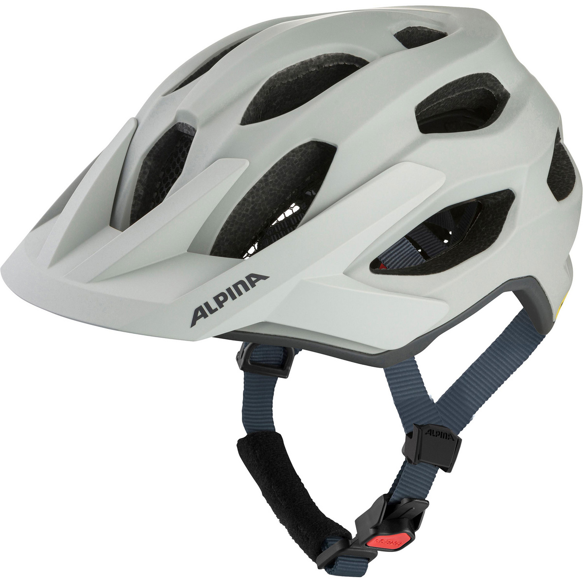 Alpina Casco da bici Apax MIPS (Taglia 57-62cm, Grigio)