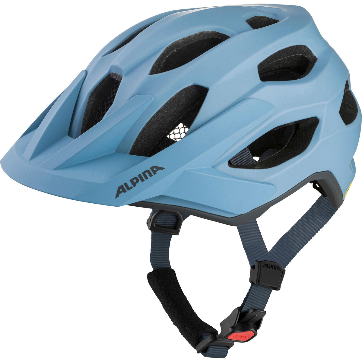 Alpina Casco da bici Apax MIPS (Taglia 57-62cm, Blu)