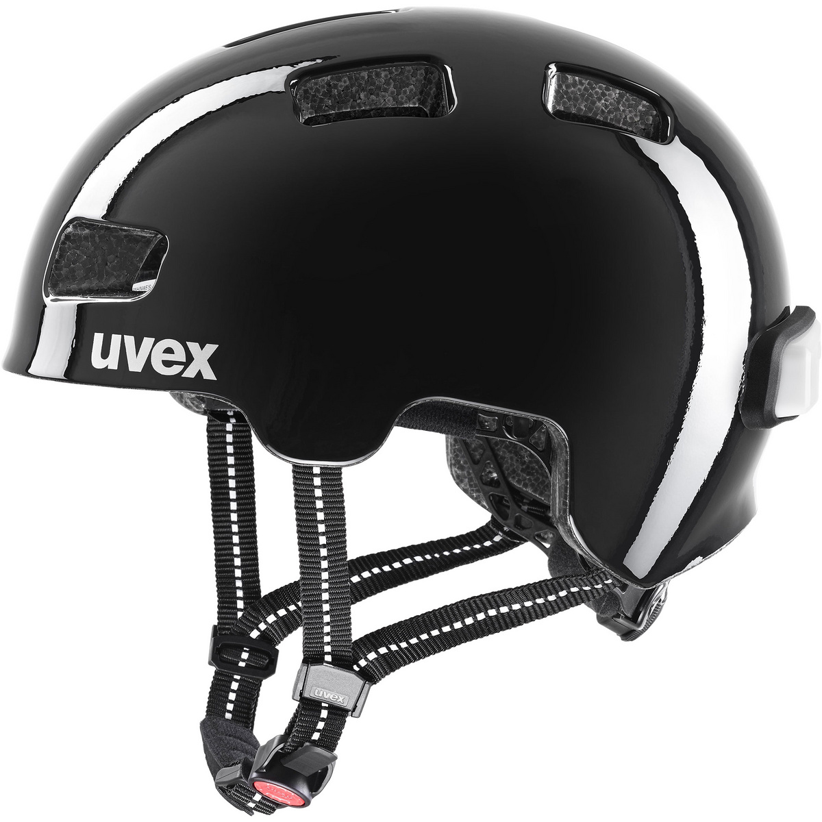 Uvex Bambino Casco da bici HLMT 4 Reflexx (Taglia 55-58cm, Nero)