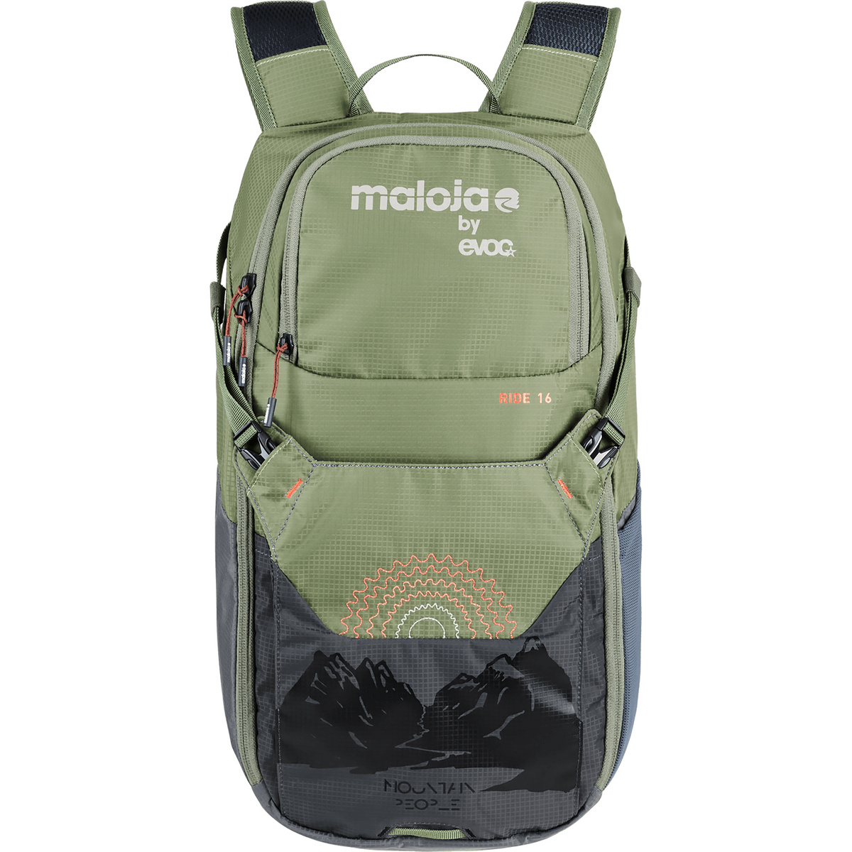 Maloja Zaino RocciaM. (Taglia 16L, Verde)