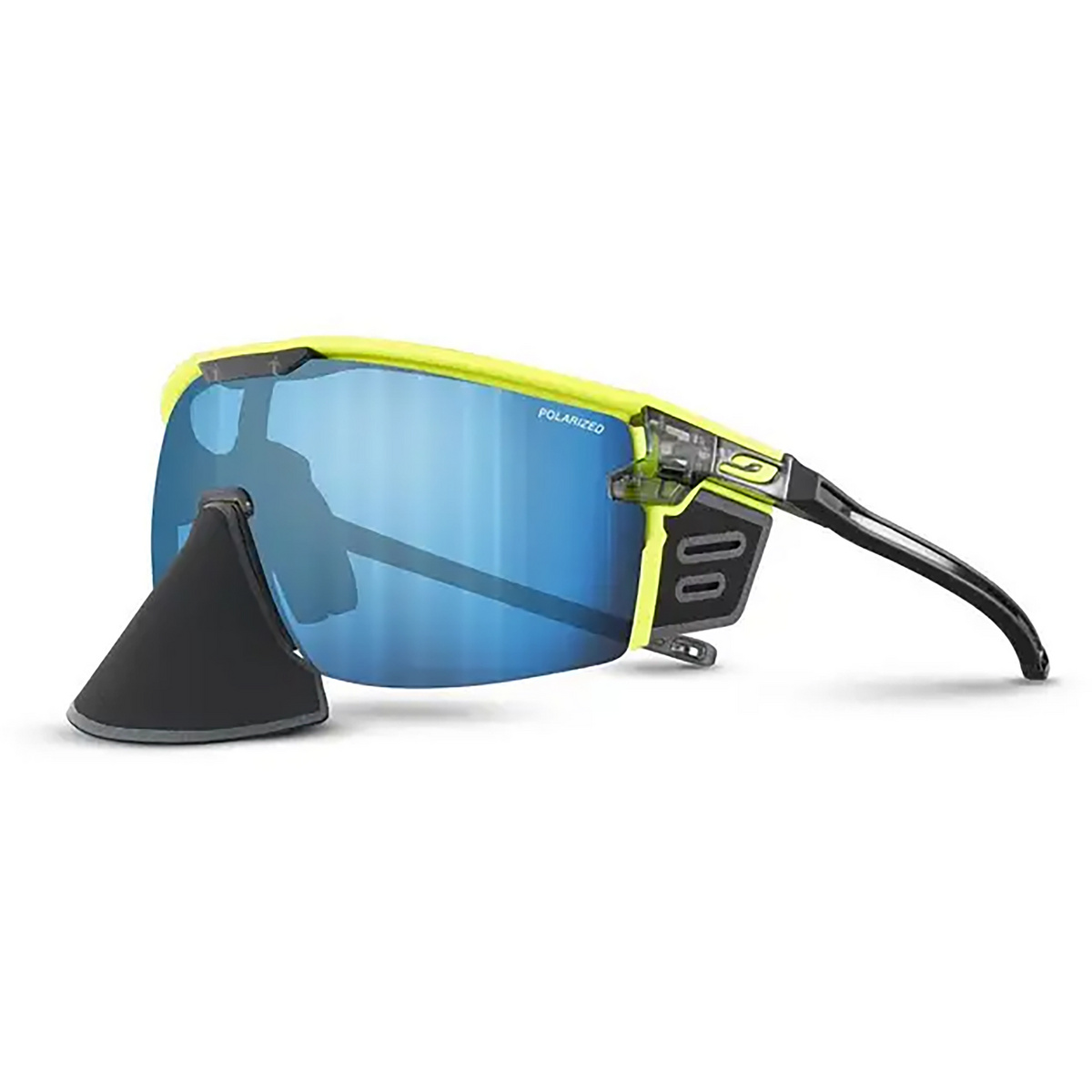 Julbo Herren Ultimate Cover Spectron HD 4 Gletscherbrille (Größe One Size, schwarz)