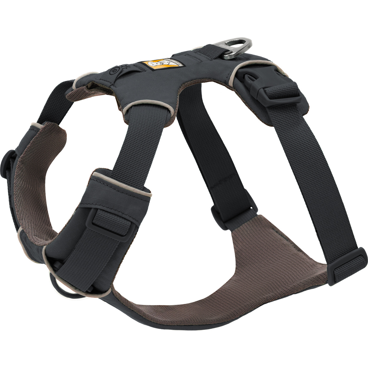 Ruffwear Front Range Hundegeschirr (Größe M (69-81CM), grau)