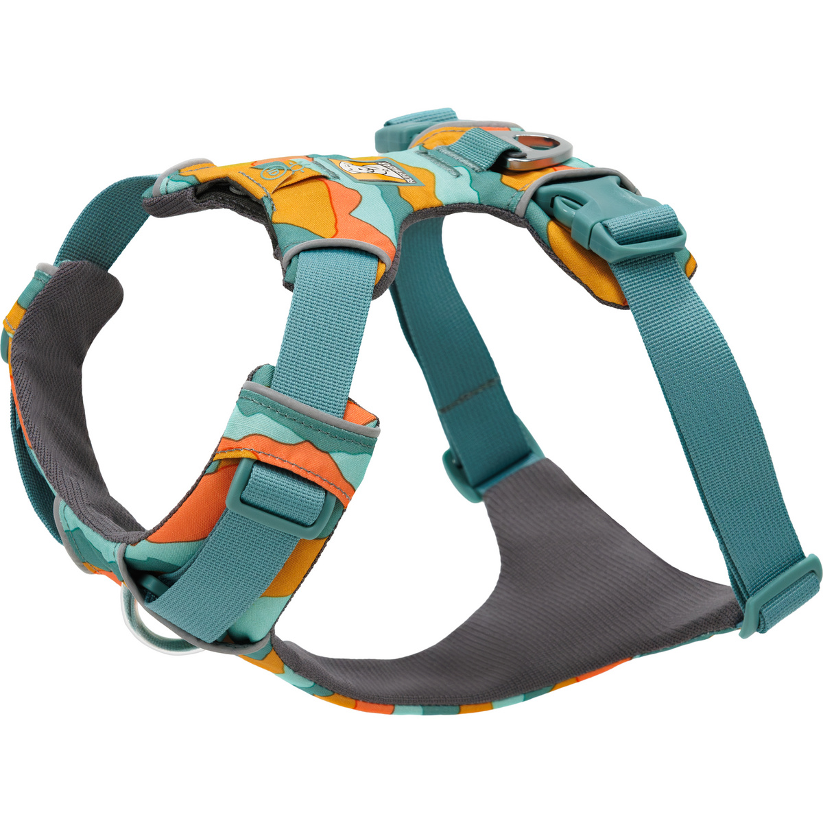Ruffwear Pettorina per cani Front Range (Taglia S (56-69cm), Turchese)