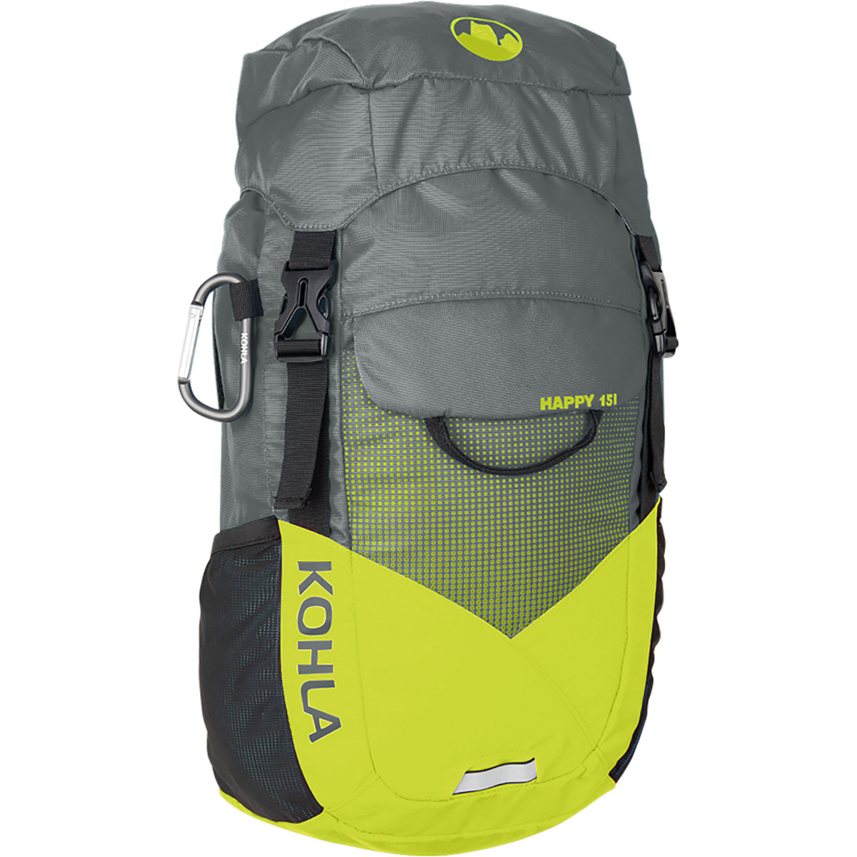 Kohla Bambino Zaino Happy (Taglia 15L, Grigio)