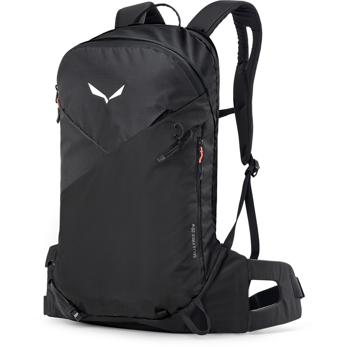 Salewa Damen Sella Free 20L Skirucksack (Größe 20L, schwarz)