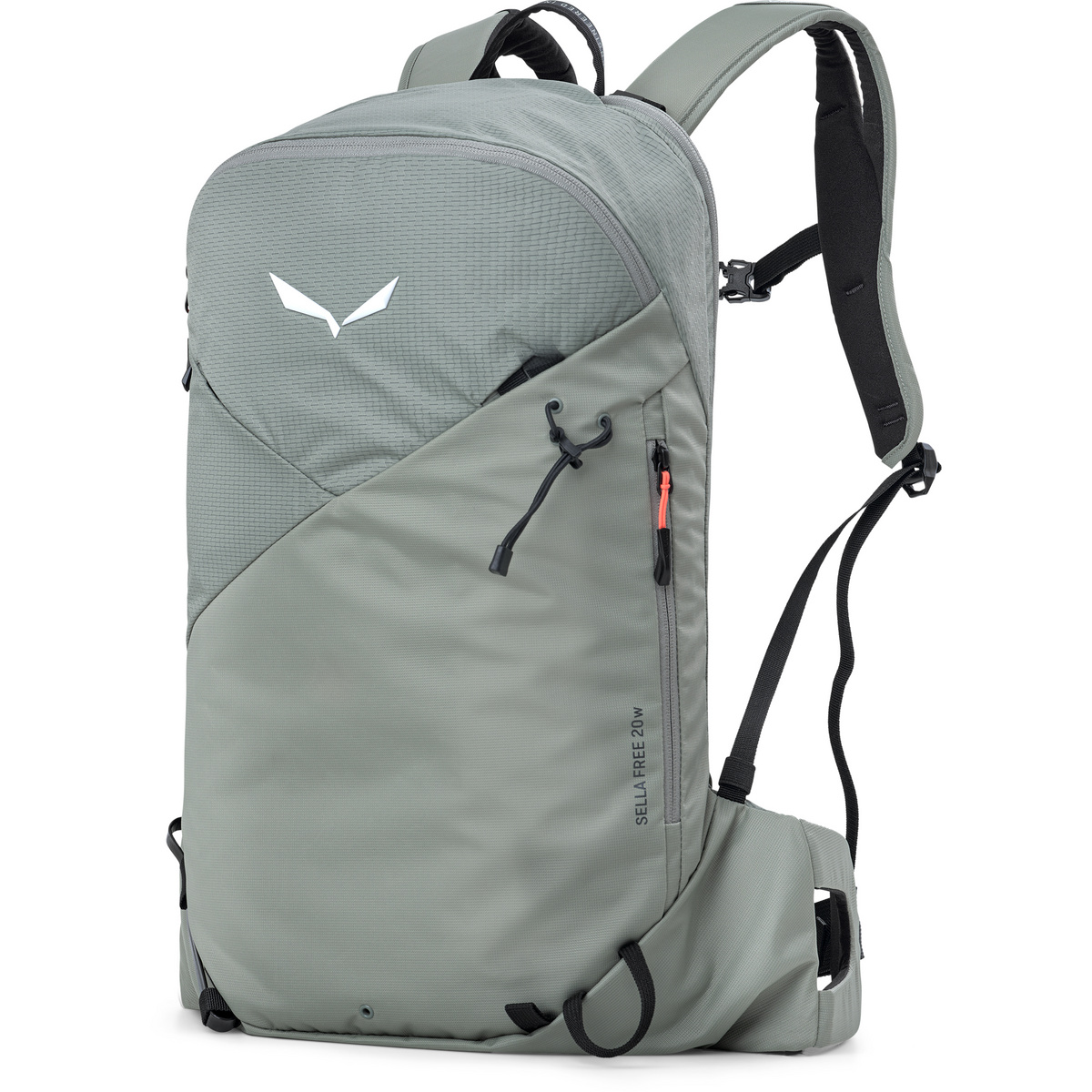 Salewa Femme Sac à dos de ski Sella Free 20L (taille 20L, Gris)