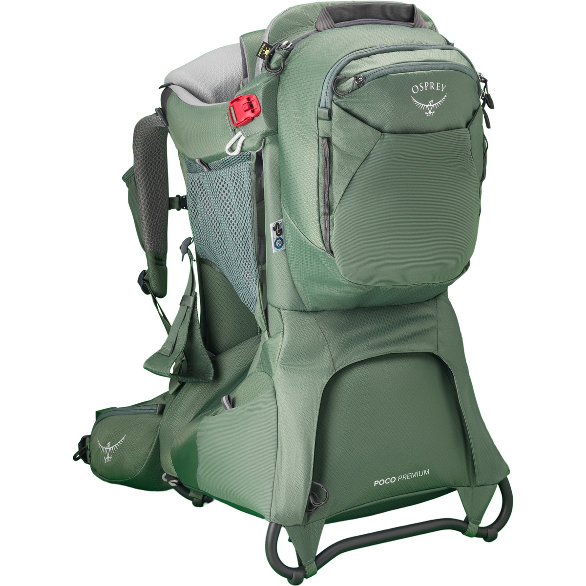 Osprey Kinder Poco Premium Trage (Größe 36L, gruen)
