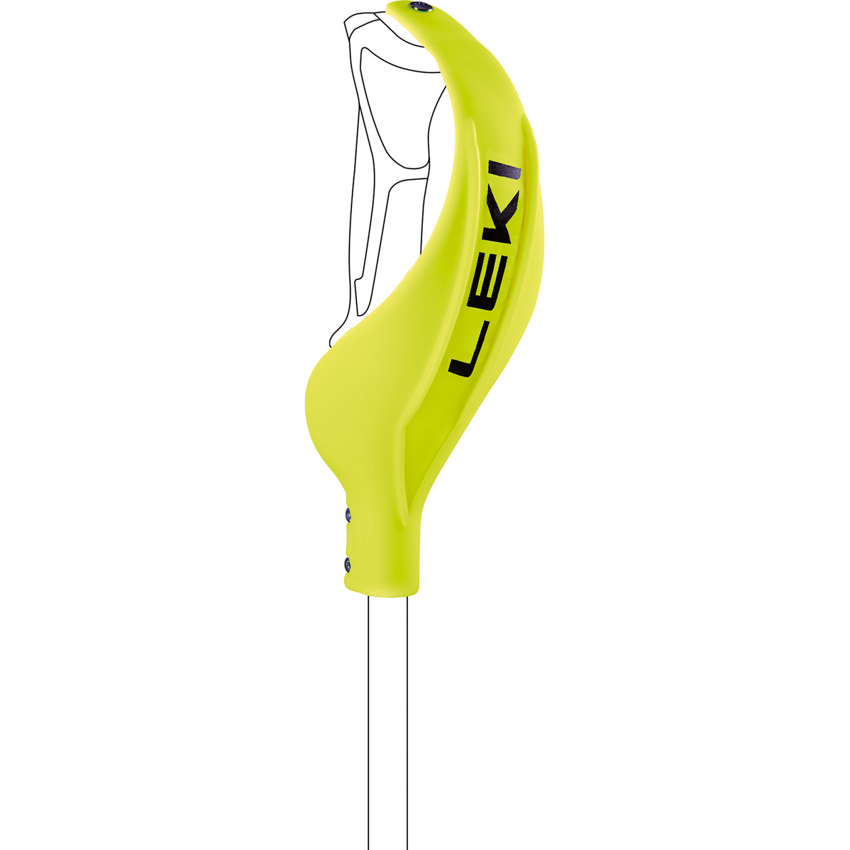 Leki Closed Lite Gate Guard (Größe One Size, gelb)