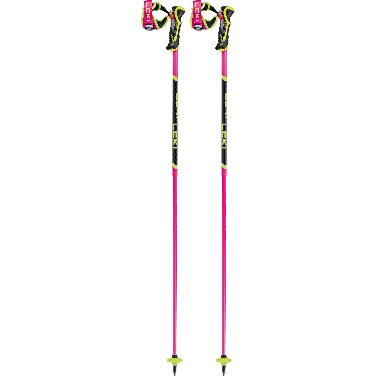 Leki Bâtons de ski Venom SL 3D (taille 135cm, Rose vif)