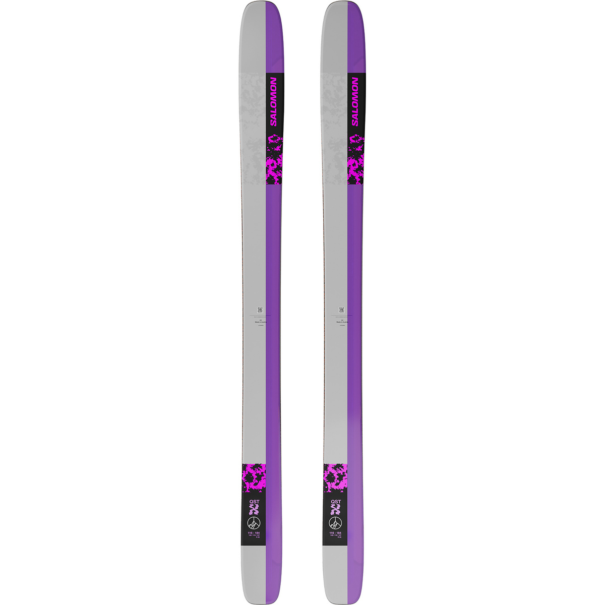 Salomon Ski freeride 24/25 N Qst X (taille 178cm, Rose vif)