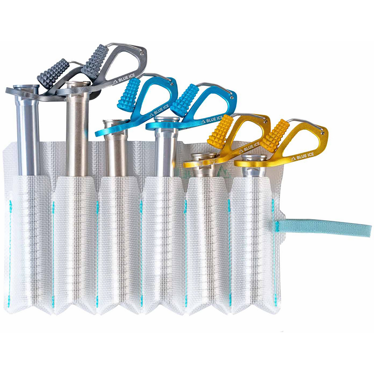 Image of Blue Ice Rollup Ice Screw Holder