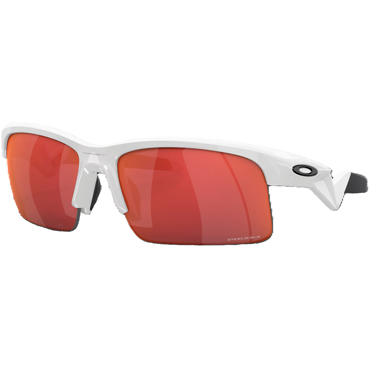 Oakley Kinder Capacitor Sportbrille (Größe One Size, weiss)