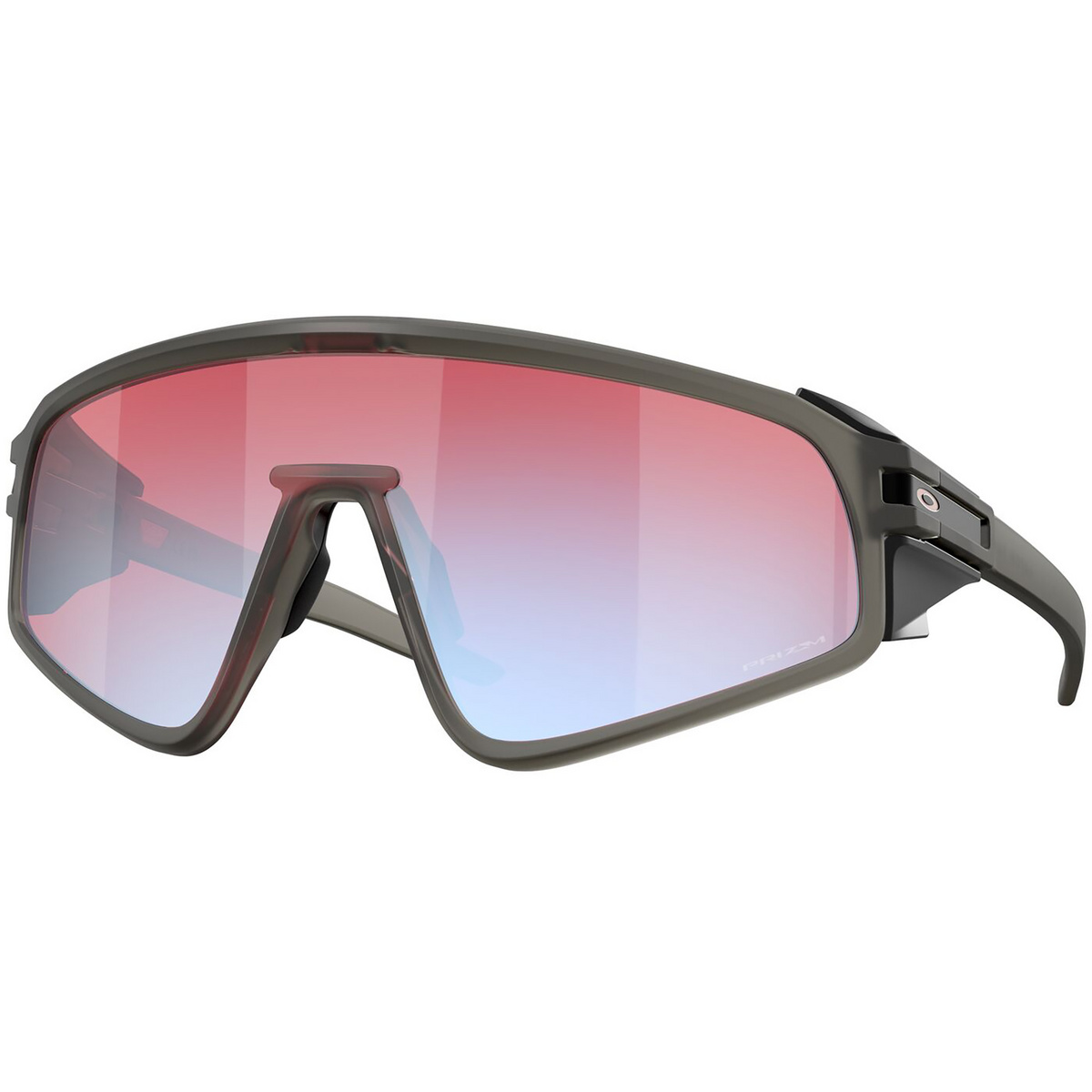 Oakley Latch Panel Sportbrille (Größe One Size, grau)