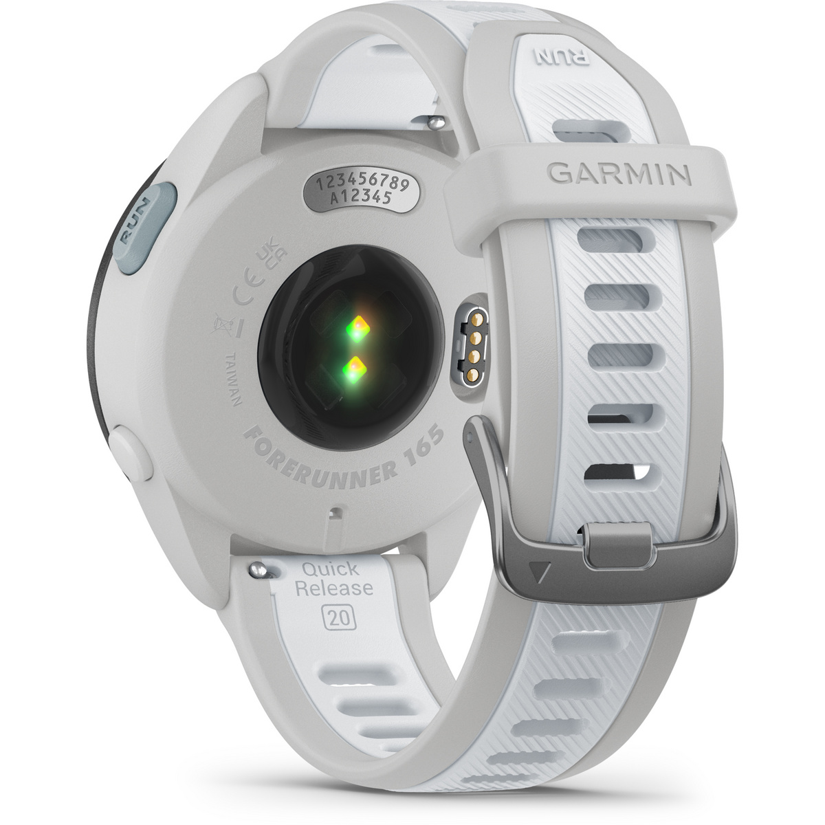 Garmin Forerunner® 165 GPS Uhr (Größe One Size, weiss)