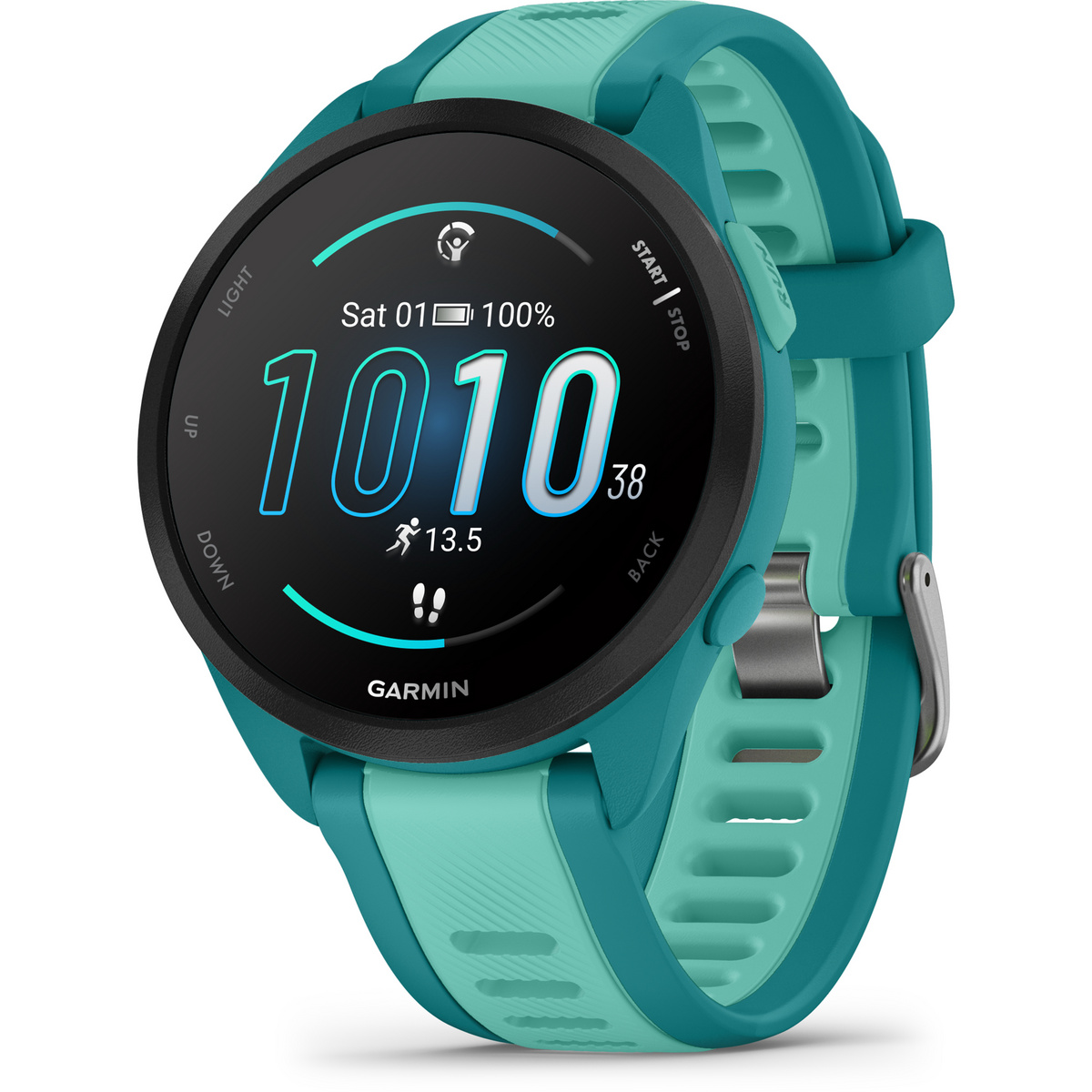 Garmin Forerunner® 165 Music GPS Uhr (Größe One Size, tuerkis)