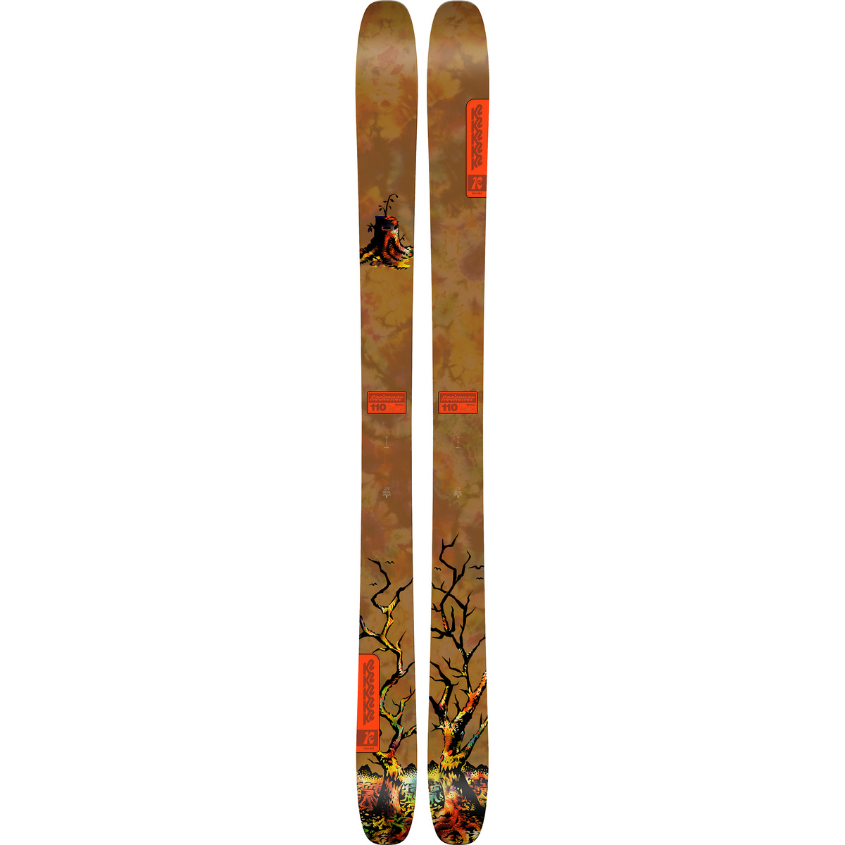 K2 Ski freeride 24/25 Reckoner 110 (taille 170cm, Brun)