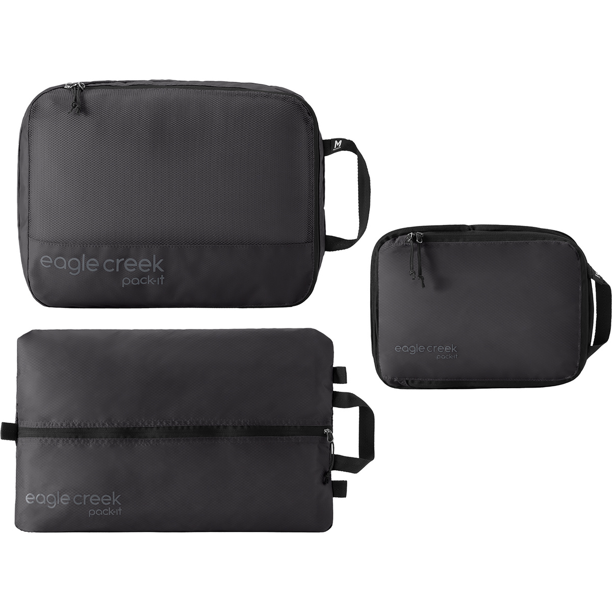 Eagle Creek Pack-It Essentials Packtasche Set (Größe ONE SIZE, schwarz)